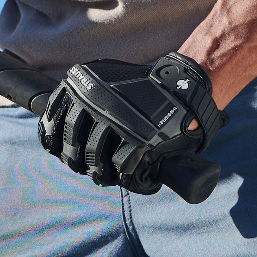 Hybridné: e.s. Montážne rukavice Protect + čierna 2