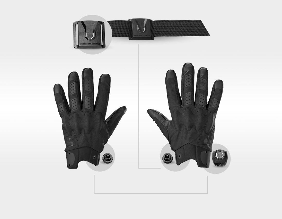 Súpravy | Príslušenstvo: Držiak na rukavice e.s.tool concept + čierna 1