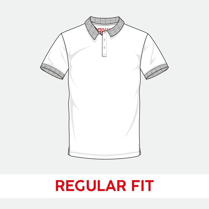 Témy: Piqué tričko e.s. cotton stretch + ohnivá červená 2