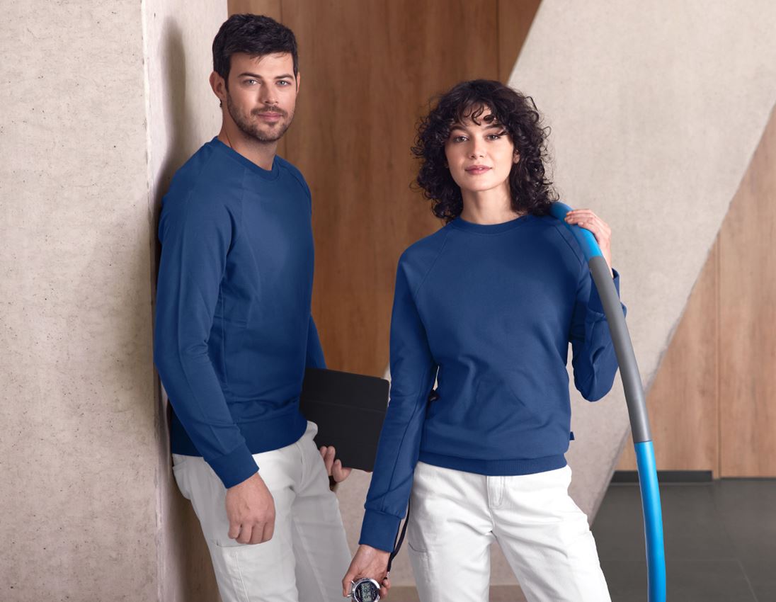 Tričká, pulóvre a košele: Mikina e.s. cotton stretch, dámska + alkalická modrá 1