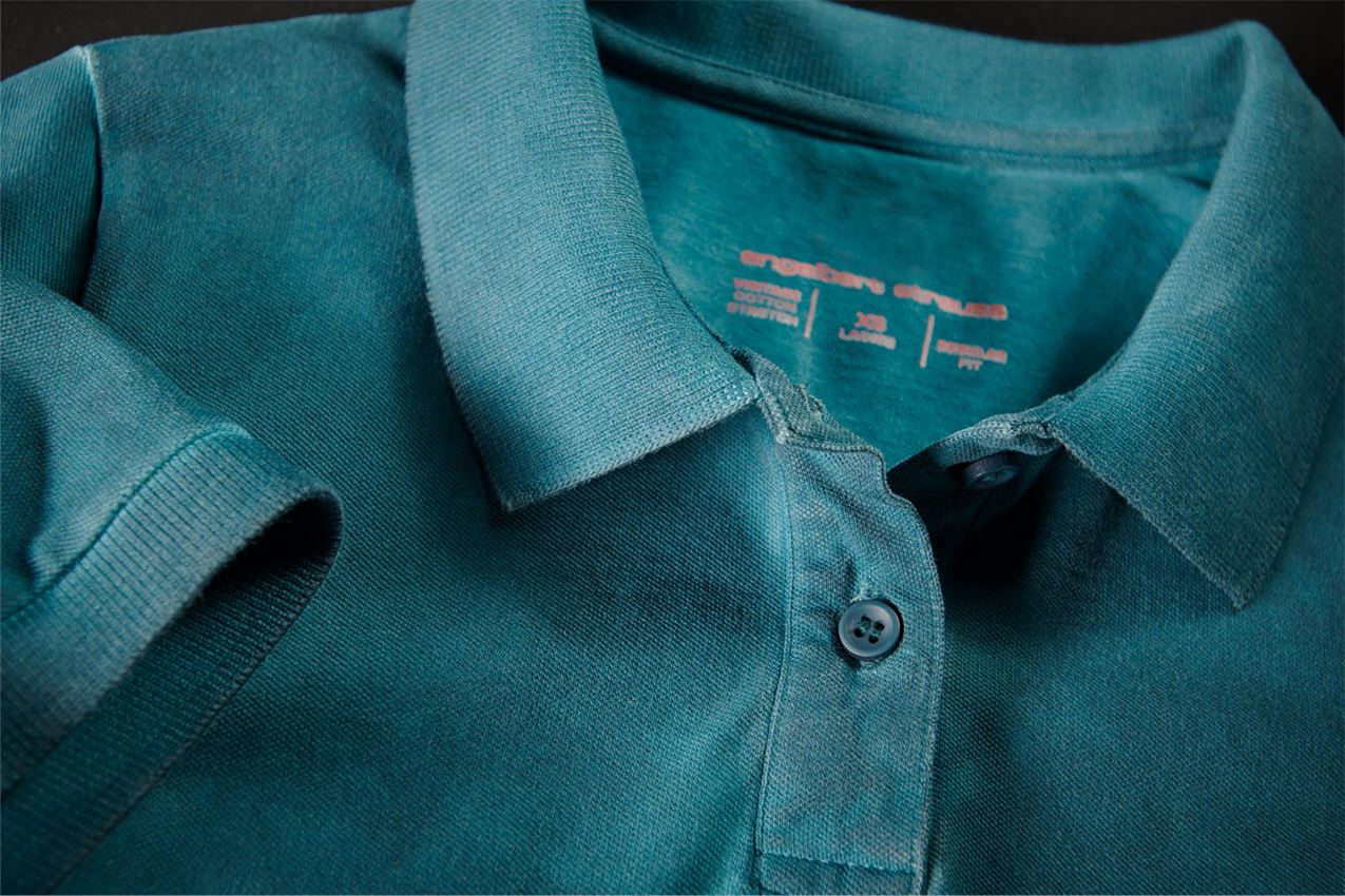 Tričká, pulóvre a košele: Polo tričko e.s. vintage cotton stretch, dámske + tmavá azúrová vintage 2