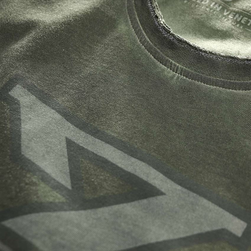 Tričká, pulóvre a košele: Tričko e.s.motion ten + maskáčová zelená vintage 2