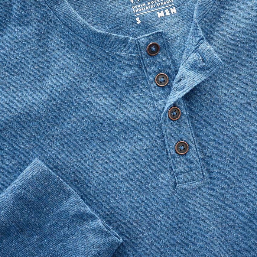 Témy: Tričko s dlhým rukávom e.s.vintage + arktická modrá melanž 2