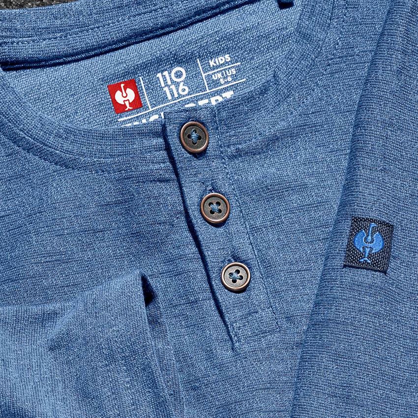 Tričká, pulóvre a košele: Tričko s dlhým rukávom e.s.vintage, detské + arktická modrá melanž 2