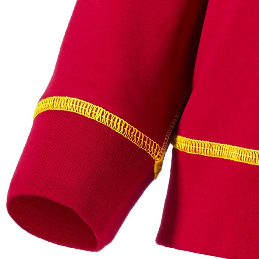 Tričká, pulóvre a košele: Mikina e.s.motion 2020, detská + ohnivá červená/výstražná žltá 2