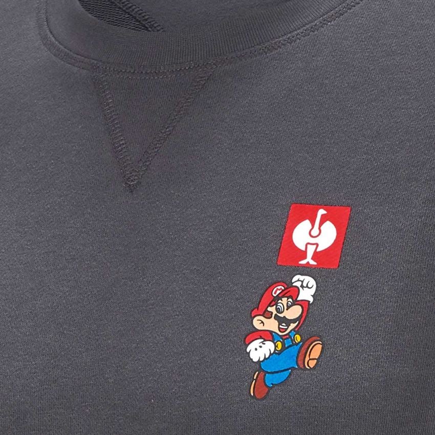 Tričká, pulóvre a košele: Super Mario mikina, pánska + antracitová 2