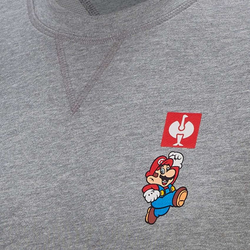Tričká, pulóvre a košele: Super Mario mikina, pánska + sivá melírovaná 2