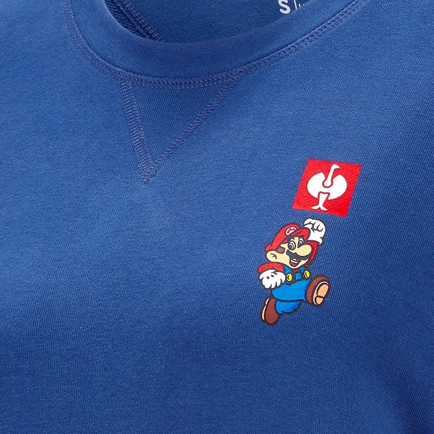 Tričká, pulóvre a košele: Super Mario mikina, dámska + alkalická modrá 2