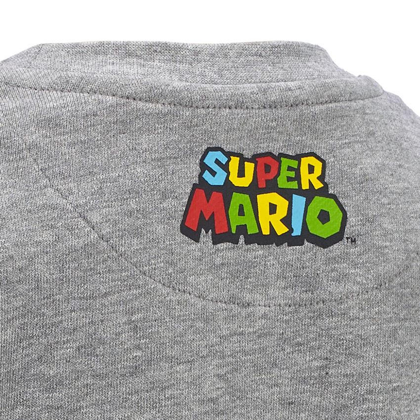 Tričká, pulóvre a košele: Super Mario mikina, detská + sivá melírovaná 2