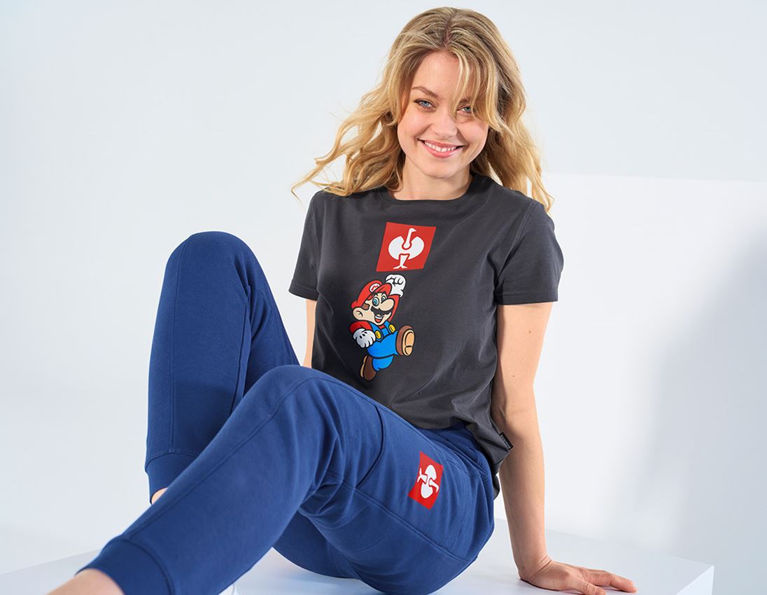 Tričká, pulóvre a košele: Super Mario Tričko, dámske + antracitová