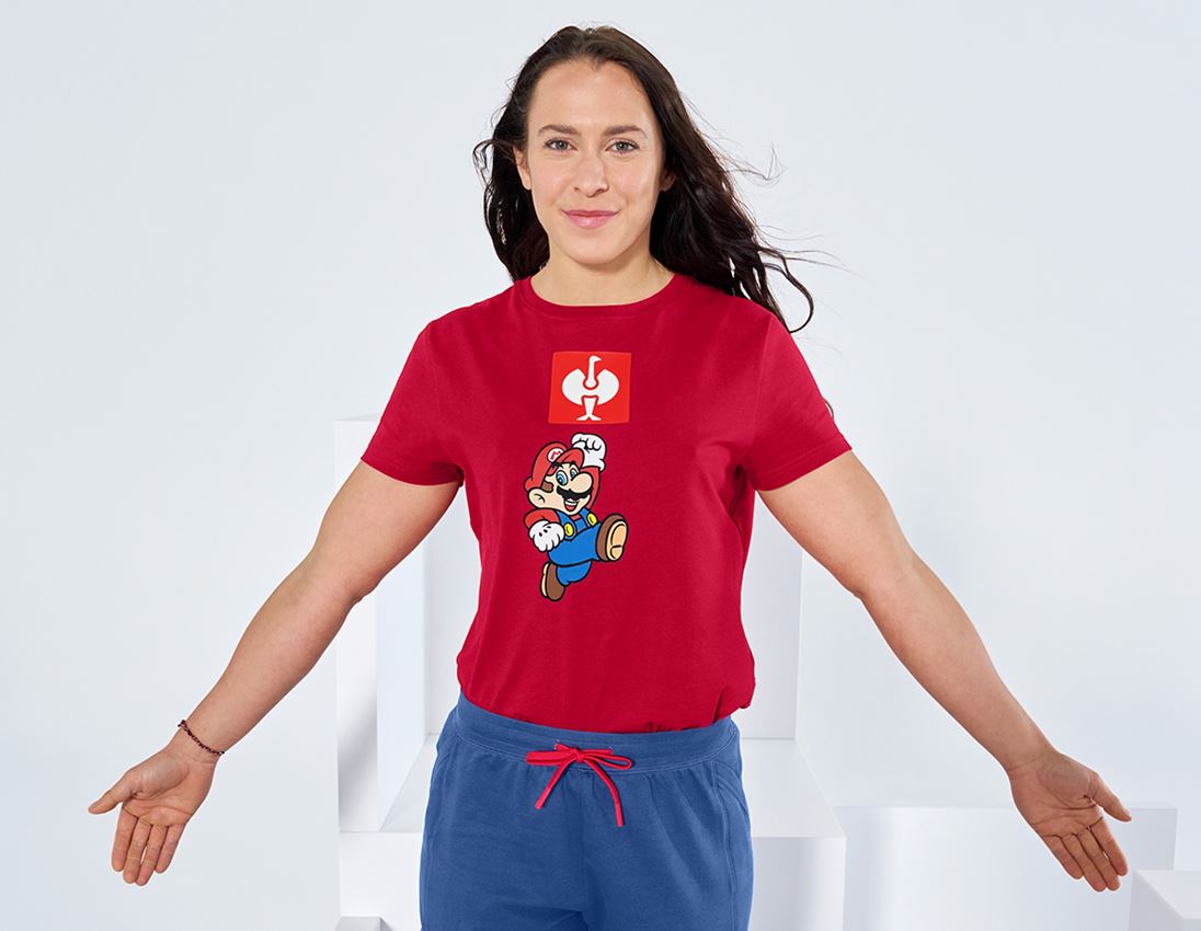 Spolupráce: Super Mario Tričko, dámske + ohnivá červená