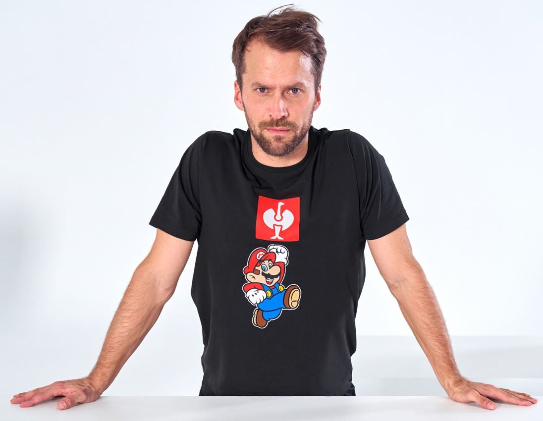 Tričká, pulóvre a košele: Super Mario tričko, pánske + čierna