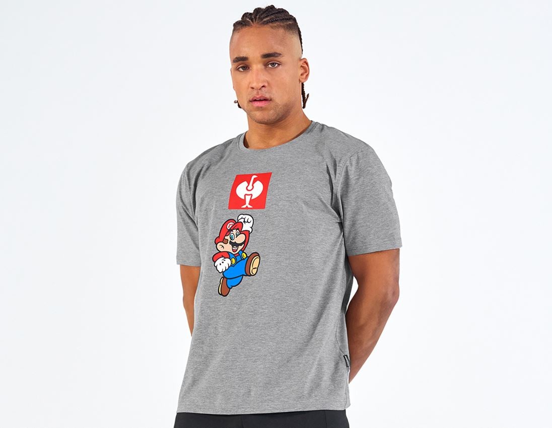 Tričká, pulóvre a košele: Super Mario tričko, pánske + sivá melírovaná