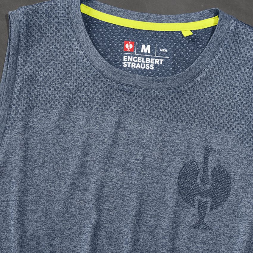 Tričká, pulóvre a košele: Atletické tričko seamless e.s.trail + tmavomodrá melanž 2