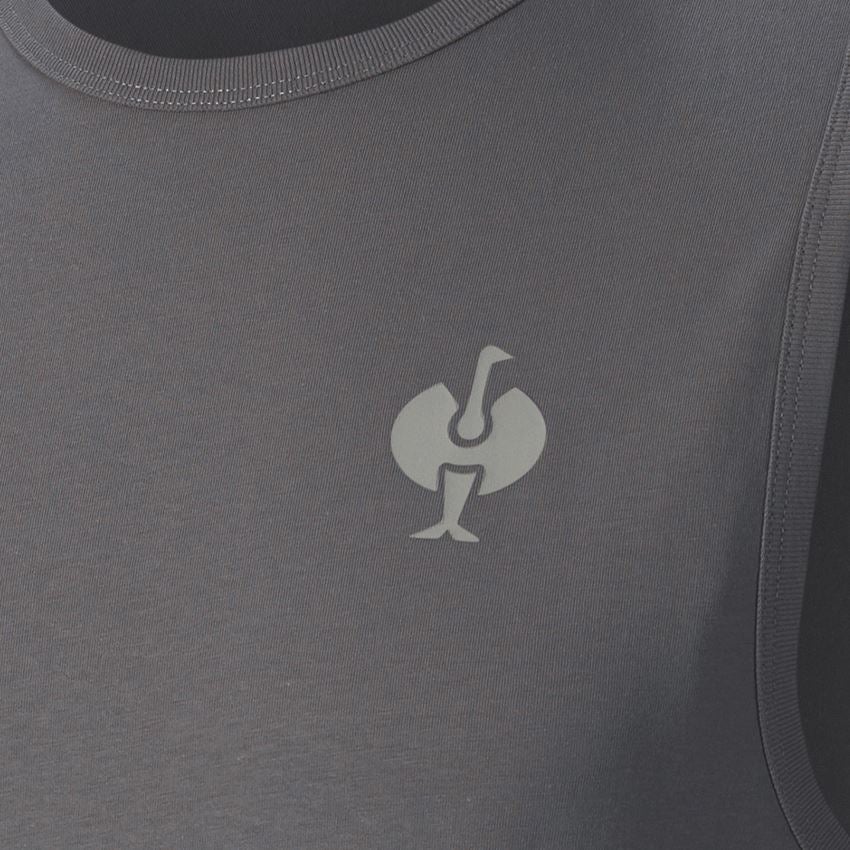 Témy: Atletické tričko e.s.iconic + karbónová sivá 2