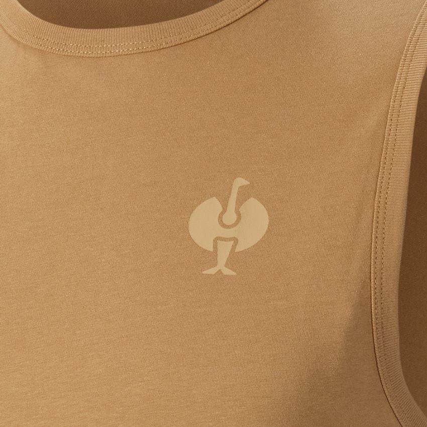 Odevy: Atletické tričko e.s.iconic + mandľovo hnedá 2