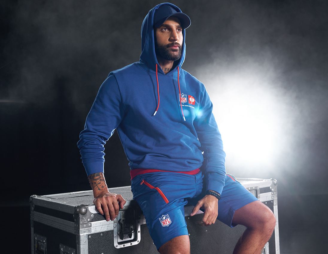 Spolupráce: NFL hoodie + neptúnová modrá/červená strauss 2
