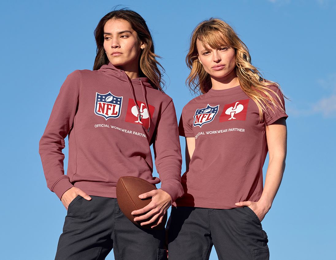 Spolupráce: NFL T-Shirt cotton, ladies + oxidová červená 2