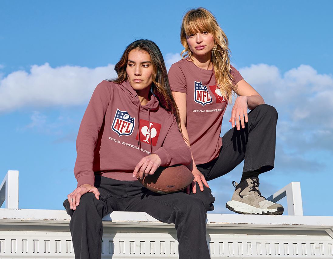 Spolupráce: NFL T-Shirt cotton, ladies + oxidová červená 3