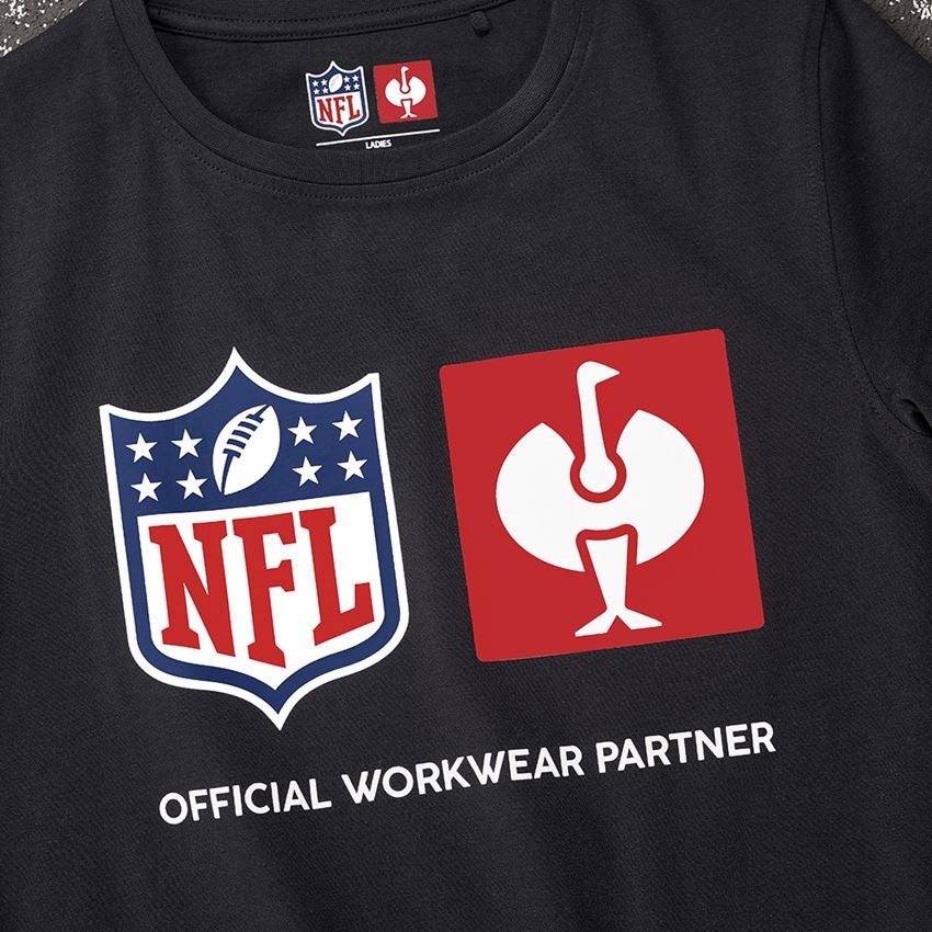 Spolupráce: NFL T-Shirt cotton, ladies + čierna 2