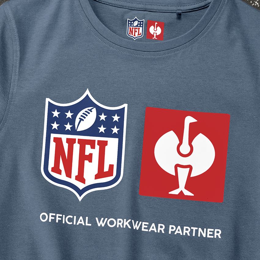 Spolupráce: NFL T-Shirt cotton, ladies + oxidová modrá 2