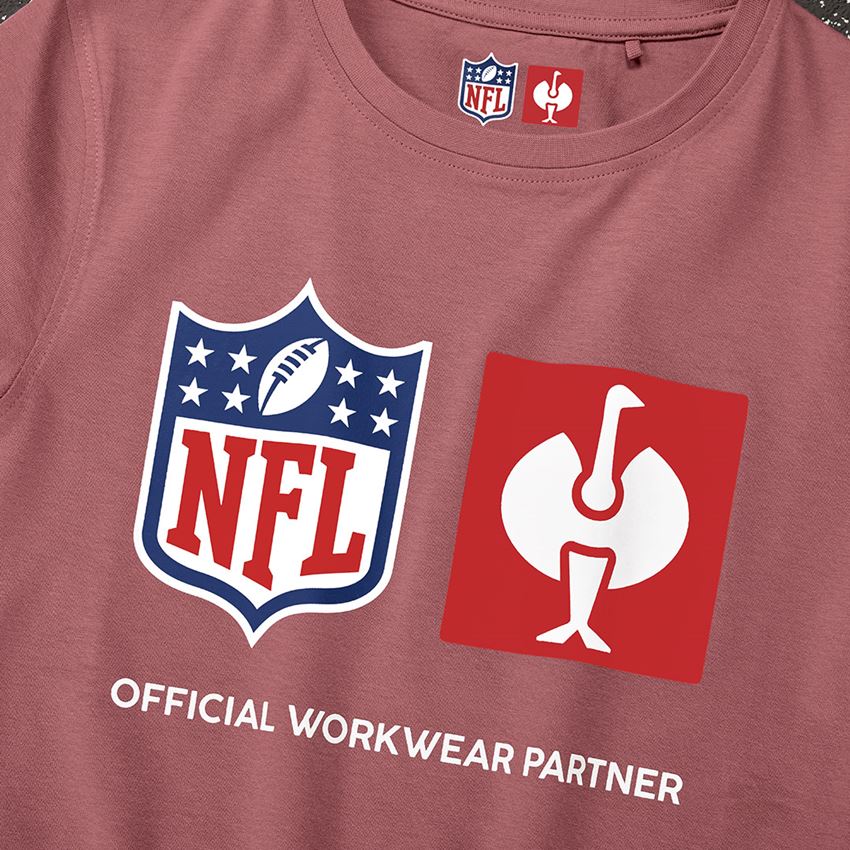 Spolupráce: NFL T-Shirt cotton, ladies + oxidová červená 2