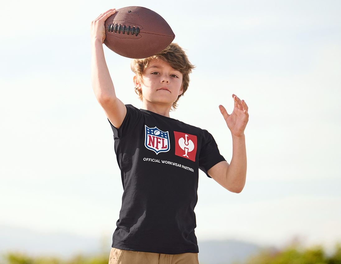 Spolupráce: NFL T-Shirt cotton, kids + čierna 1