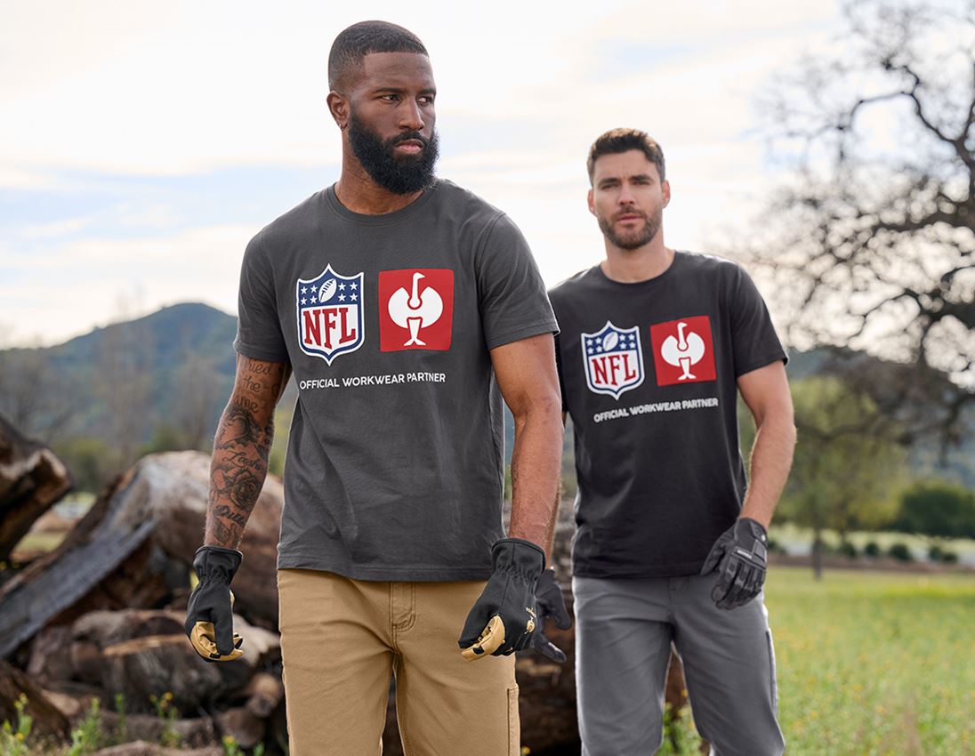 Odevy: NFL T-Shirt cotton + karbónová sivá 2