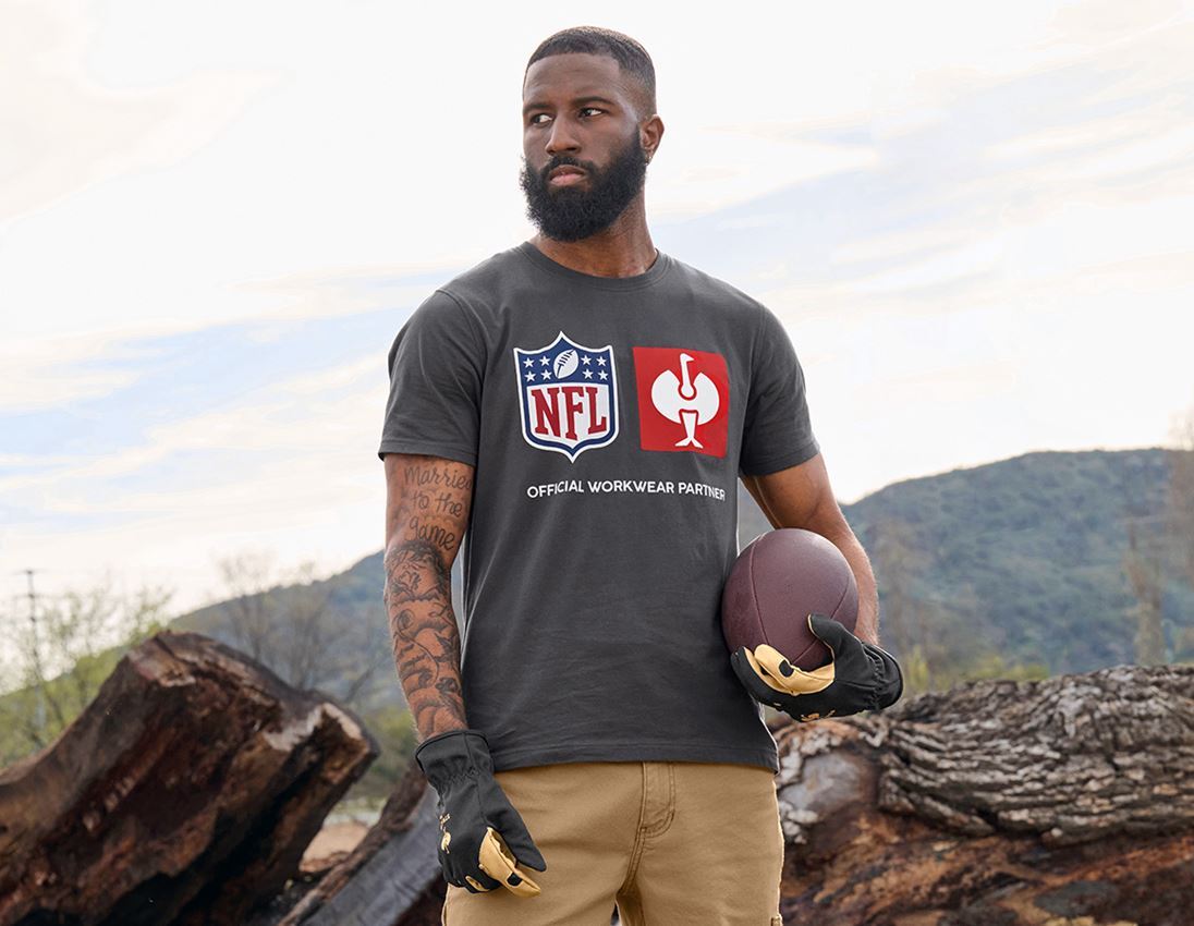 Tričká, pulóvre a košele: NFL T-Shirt cotton + karbónová sivá