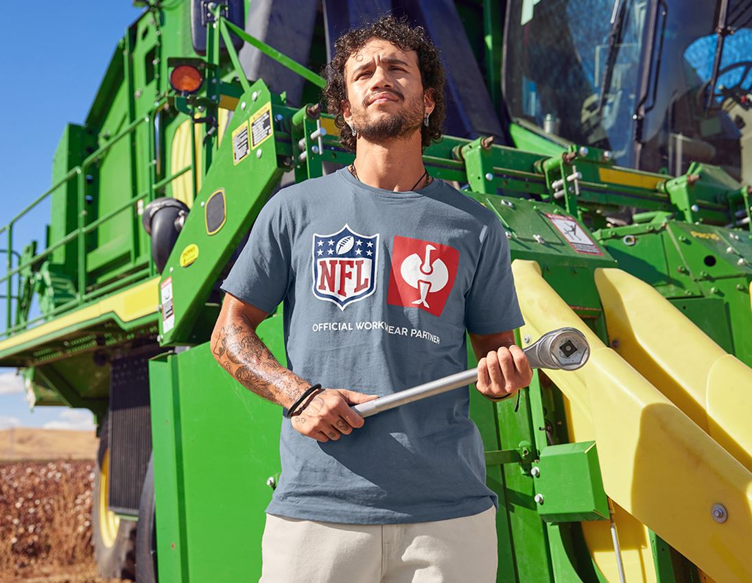 Spolupráce: NFL T-Shirt cotton + oxidová modrá