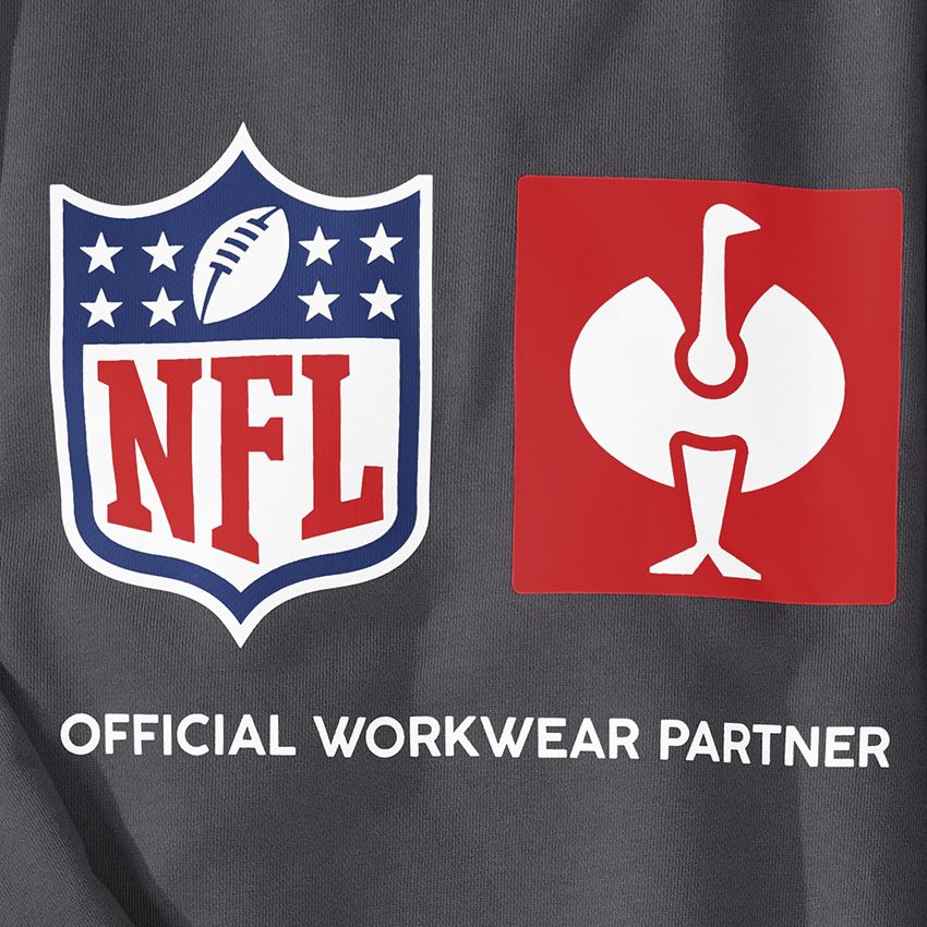 Tričká, pulóvre a košele: NFL Sweatshirt cotton + karbónová sivá 2