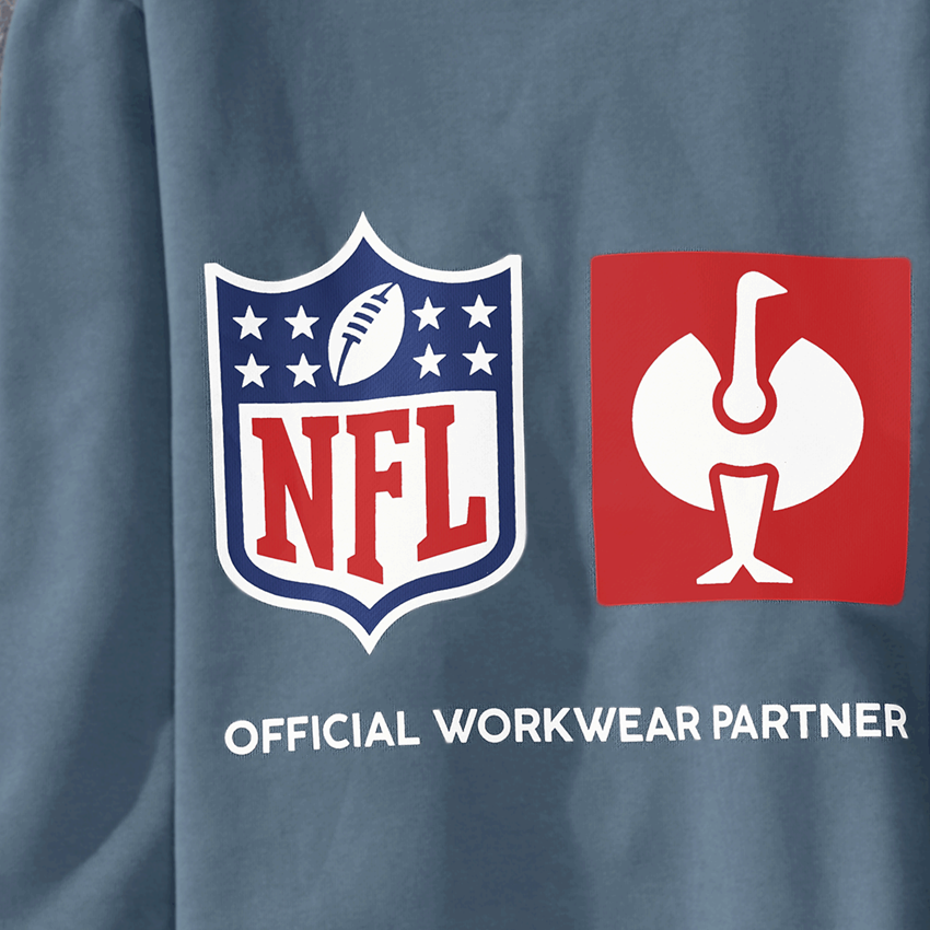 Tričká, pulóvre a košele: NFL Sweatshirt cotton + oxidová modrá 2