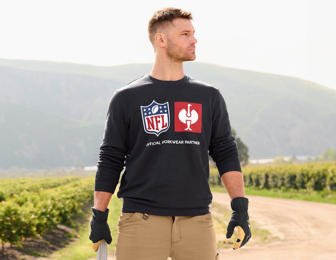 Spolupráce: NFL Sweatshirt cotton + čierna 2