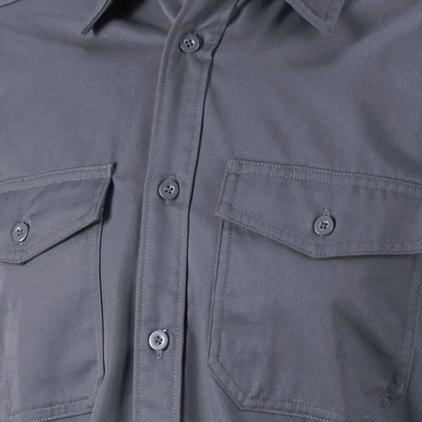 Tričká, pulóvre a košele: Pracovná košeľa e.s.classic, dlhý rukáv + sivá 2