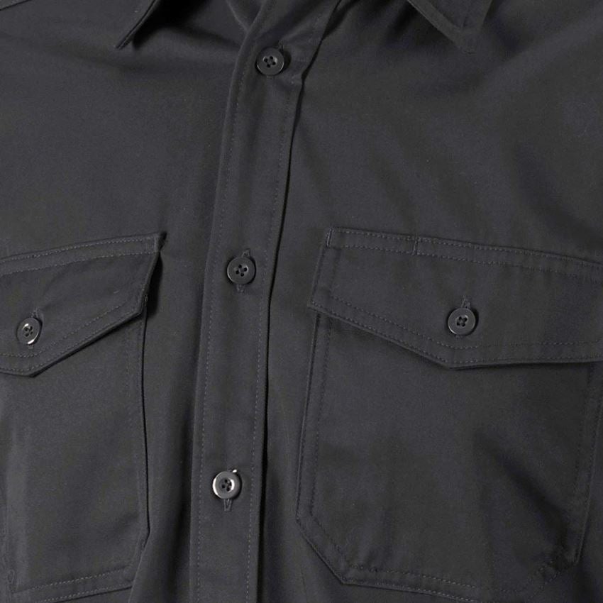 Tričká, pulóvre a košele: Pracovná košeľa e.s.classic, dlhý rukáv + čierna 2