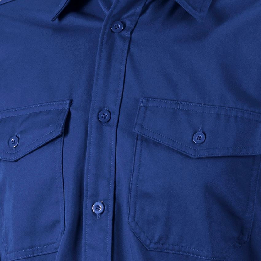 Tričká, pulóvre a košele: Pracovná košeľa e.s.classic, dlhý rukáv + nevadzovo modrá 2