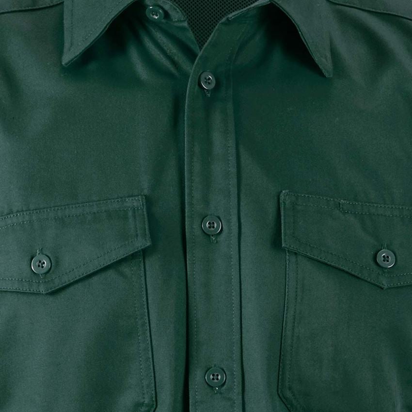 Tričká, pulóvre a košele: Pracovná košeľa e.s.classic, krátky rukáv + zelená 2