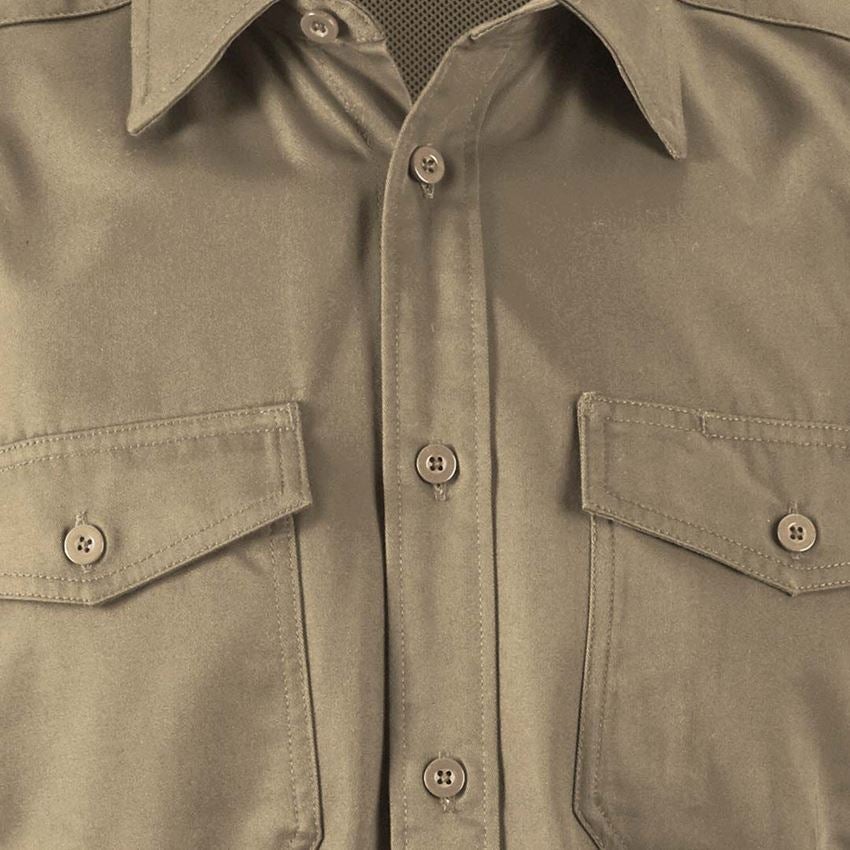 Tričká, pulóvre a košele: Pracovná košeľa e.s.classic, krátky rukáv + kaki 2