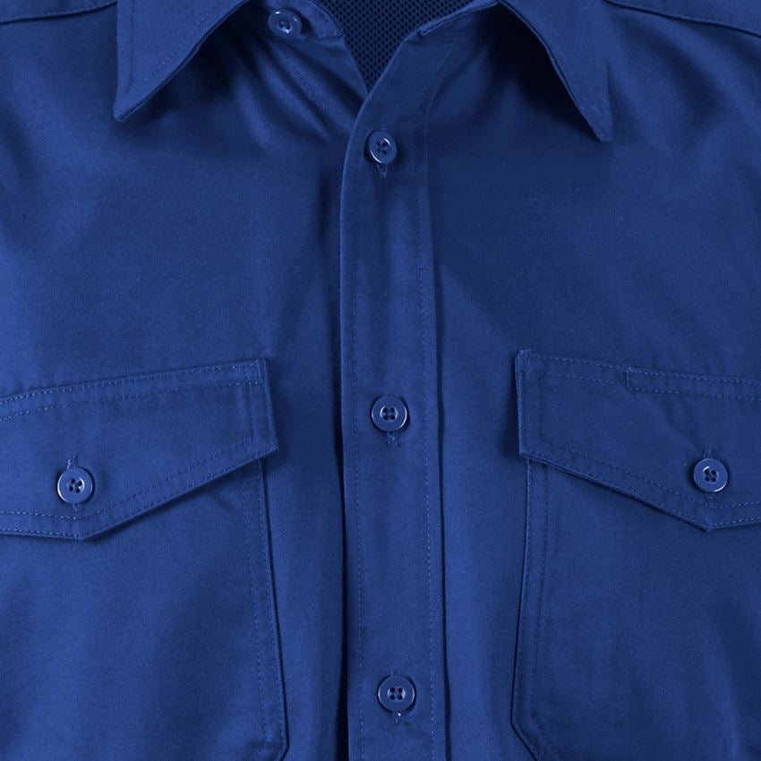 Tričká, pulóvre a košele: Pracovná košeľa e.s.classic, krátky rukáv + nevadzovo modrá 2