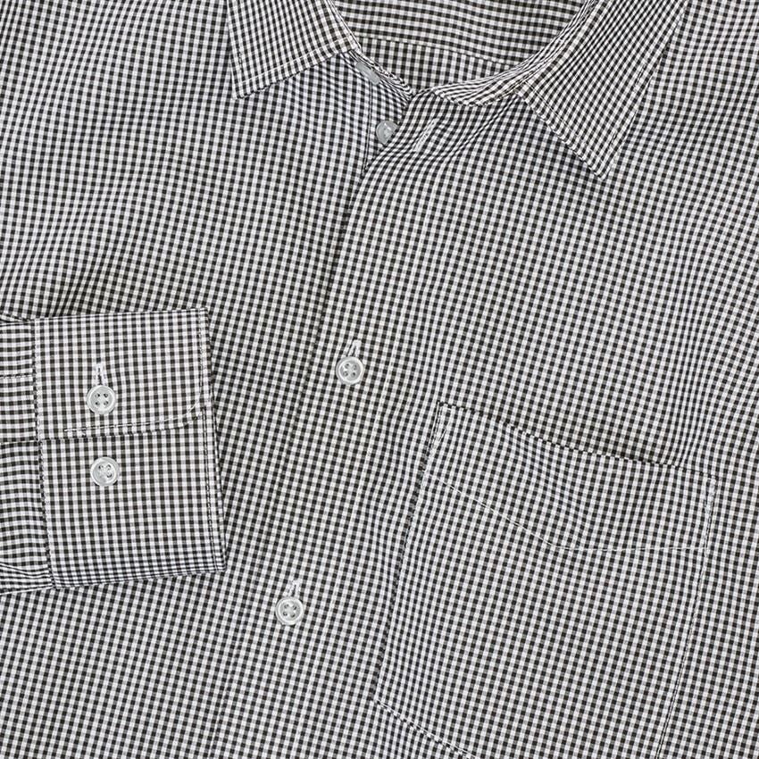Tričká, pulóvre a košele: Obchodná košeľa e.s. cotton stretch, comfort fit + čierna károvaná 3