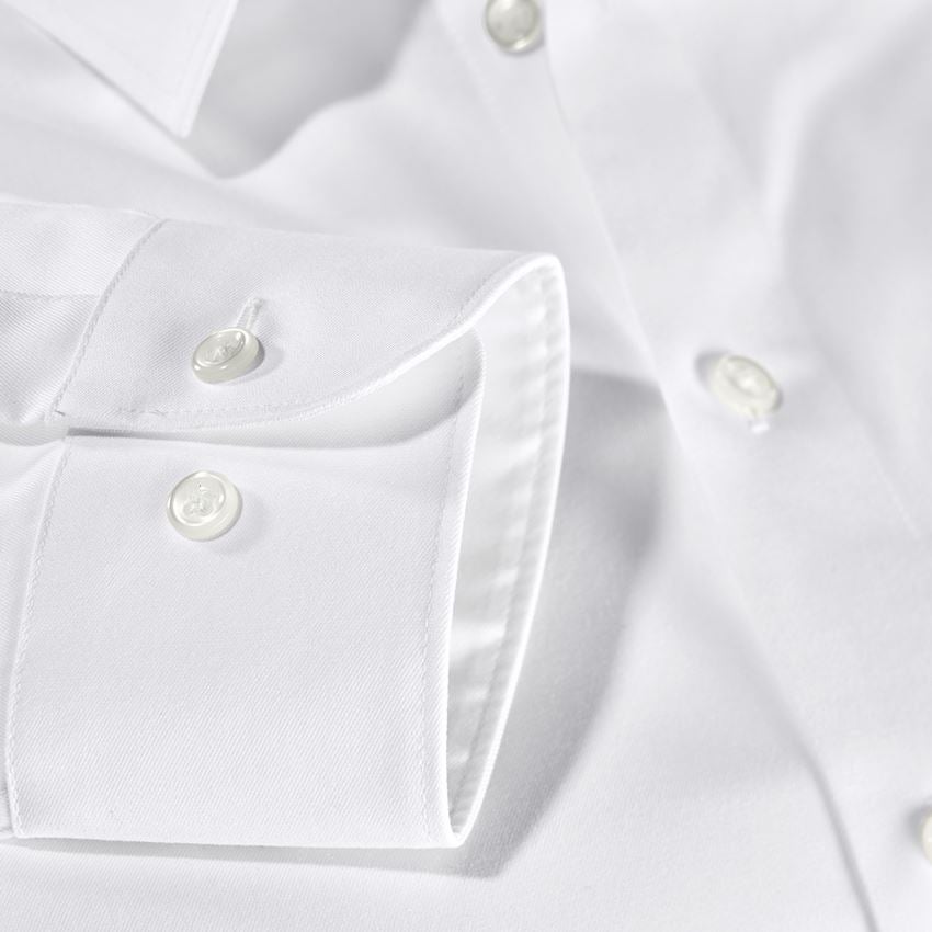 Tričká, pulóvre a košele: Obchodná košeľa e.s. cotton stretch, slim fit + biela 3