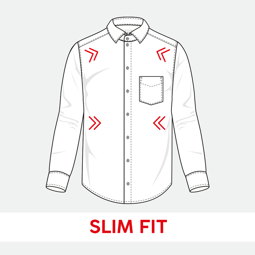 Témy: Obchodná košeľa e.s. cotton stretch, slim fit + hmlová sivá 2