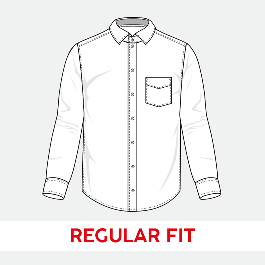 Témy: Obchodná košeľa e.s. cotton stretch, regular fit + hmlová sivá 2