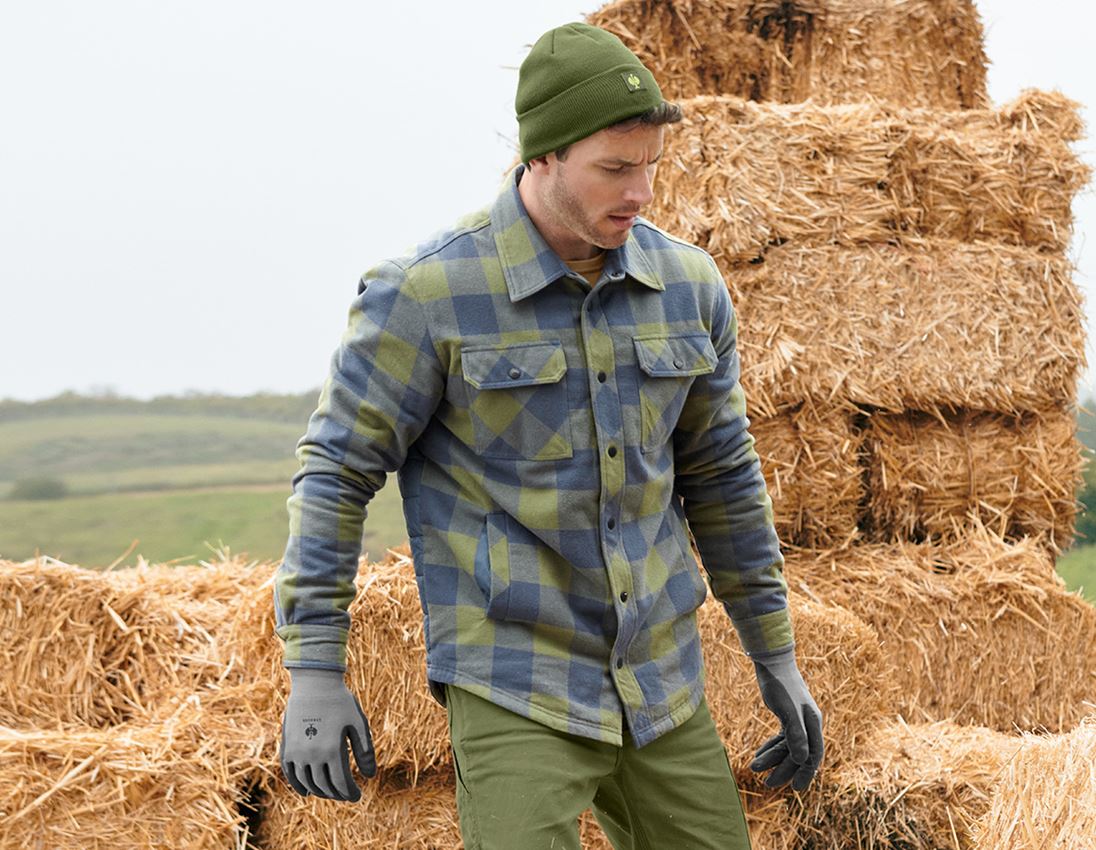 Tričká, pulóvre a košele: Károvaná košeľa Allseason e.s.iconic + horská zelená/oxidová modrá 2