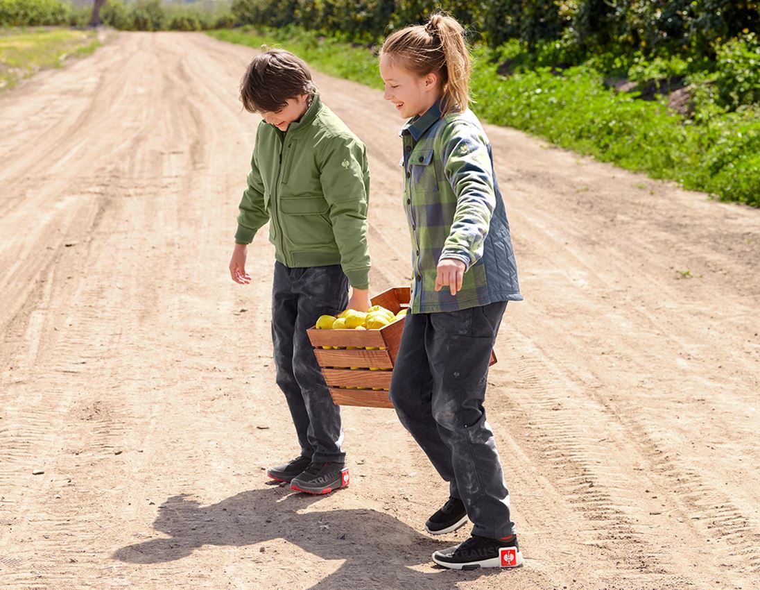 Tričká, pulóvre a košele: Károvaná košeľa Allseason e.s.iconic, detské + horská zelená/oxidová modrá 6