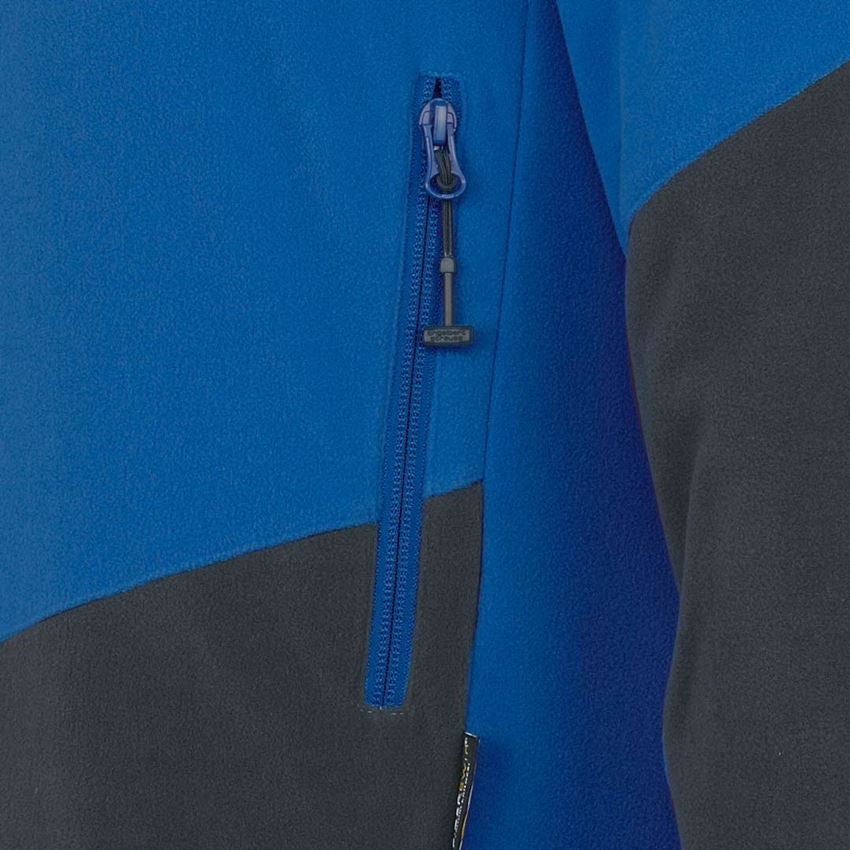 Tričká, pulóvre a košele: Flísový sveter e.s.motion 2020 + enciánová modrá/grafitová 2
