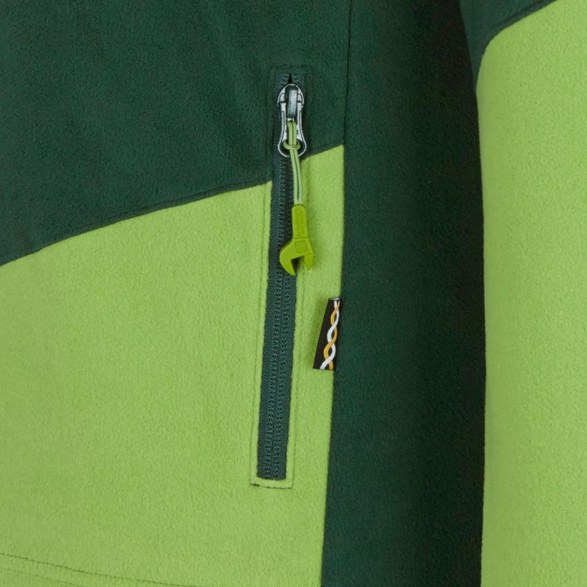 Studená: Flísový sveter e.s.motion 2020 + zelená/morská zelená 2
