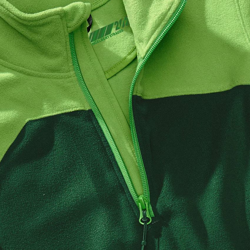Tričká, pulóvre a košele: Flísový sveter e.s.motion 2020, dámsky + zelená/morská zelená 2