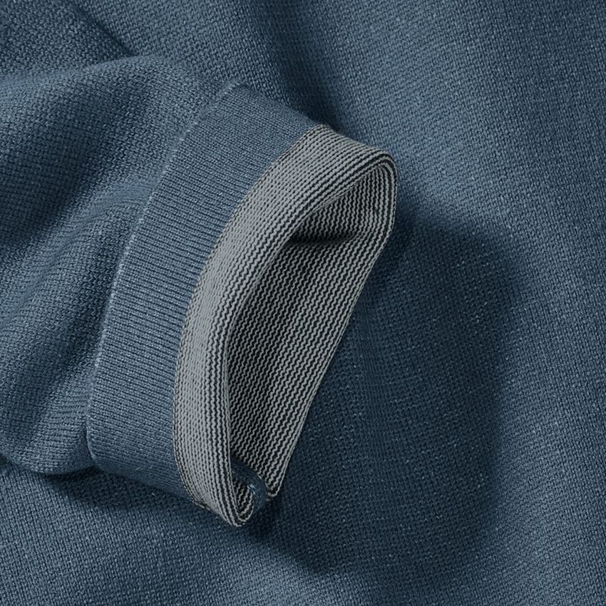 Tričká, pulóvre a košele: Úpletový sveter e.s.iconic + oxidová modrá 2
