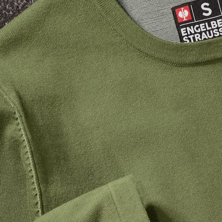 Tričká, pulóvre a košele: Úpletový sveter e.s.iconic + horská zelená 2